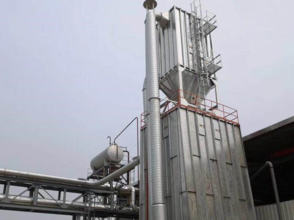 Colector de polvo industrial, separación inercial (filtro de mangas, ventilación industrial)